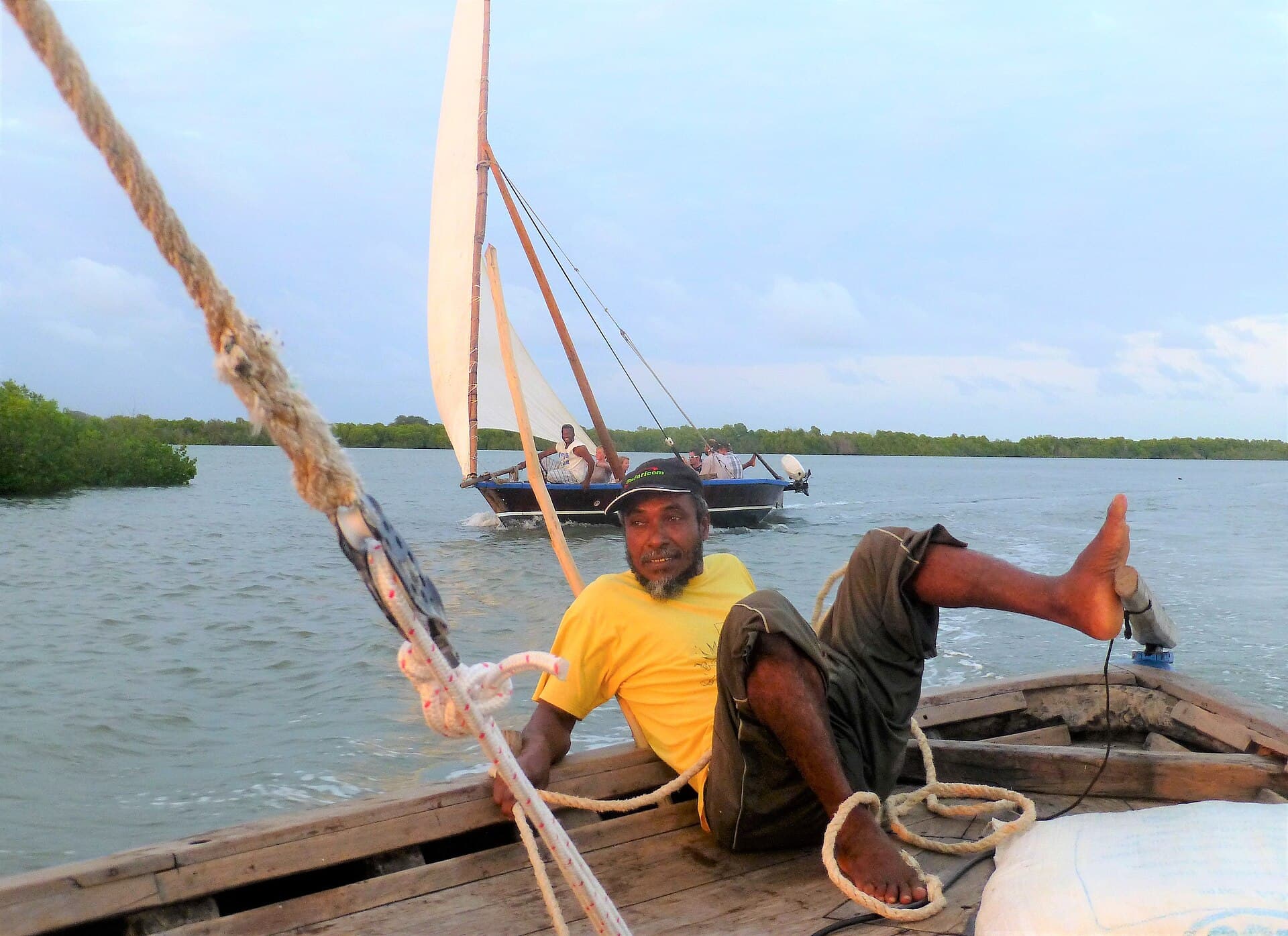 Dhow off Lamu